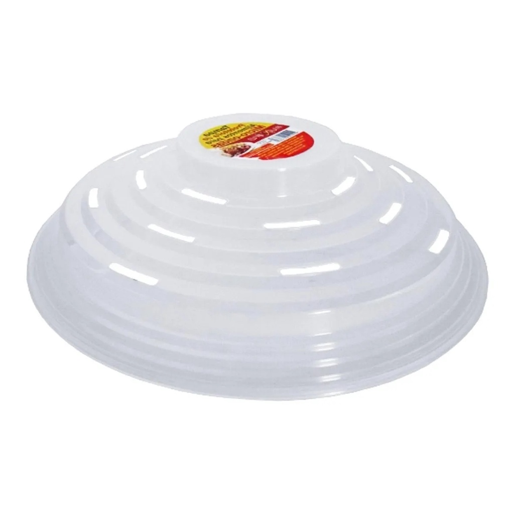 Tampa Plástica Para Microondas Protetora De Alimentos Tamanho Padrão Para Pratos De Mesa maxximo