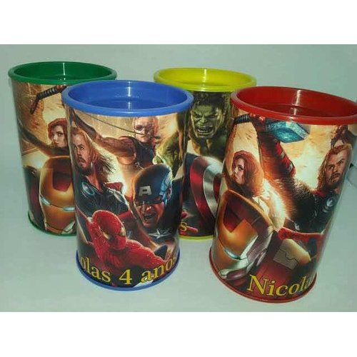 40 Cofrinho Personalizado herois