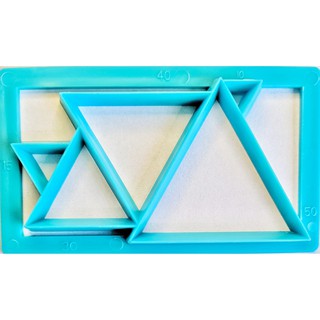 Cortador Triangulos  Biscuit Pasta Americana