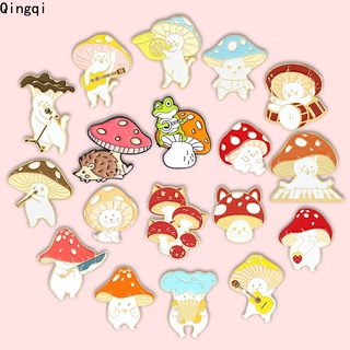 Broches De Lapela De Cogumelo Esmaltado/Divertido/Presente Para Crianças/Amigos