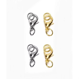 fecho lagosta com argola para Bijuteria - artesanato - 300 peças em Oferta na Shopee