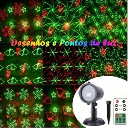 Projetor Natal Led Natalino Holográfico Laser Espeto Jardim Pisca Pisca |  Shopee Brasil