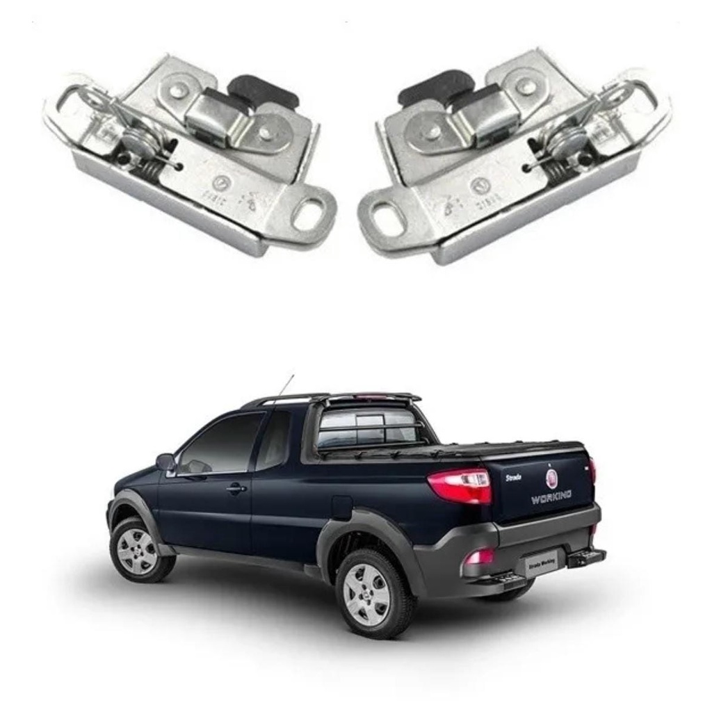 Par Fechadura da Porta Traseira ( caçamba ) Fiat Strada Modelos de 2004 até 2020 Novo