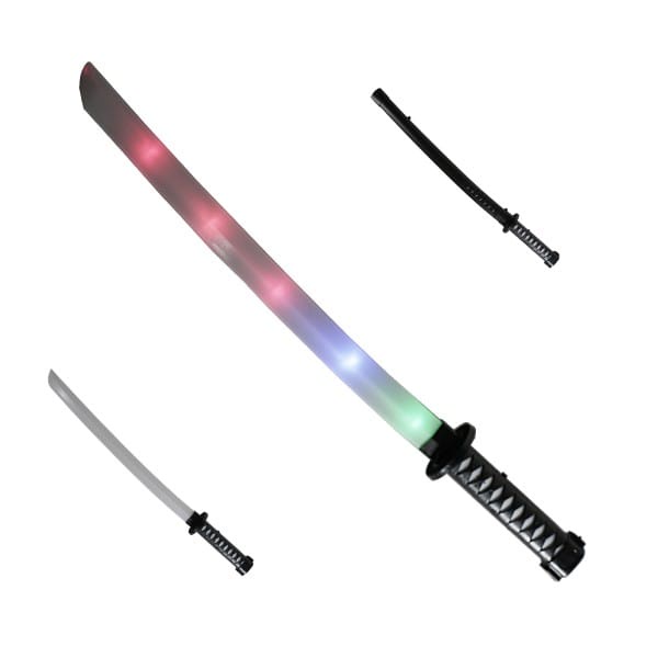 Espada Katana com bainha anime com som e luz ao movimentar