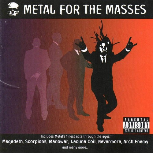 Cd Metal For The Masses - Manowar, Megadeth, Whitesnake