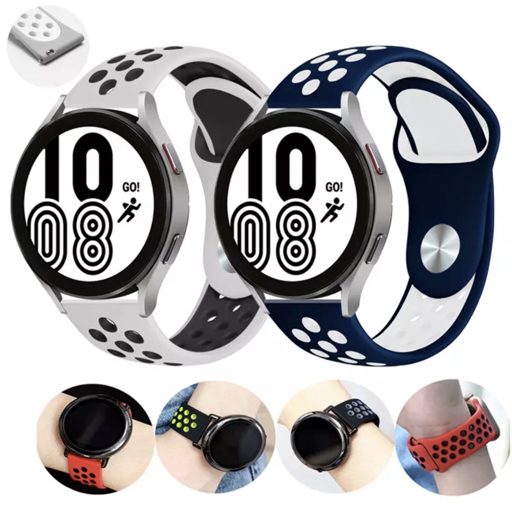 Kit 04 Pulseiras 20mm para SmartWatch Amazfit Bip, Lite, Gts, Huami P70 P80 T80 Promoção