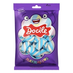 Marshmallow Twist Azul Branco 220g - Docile