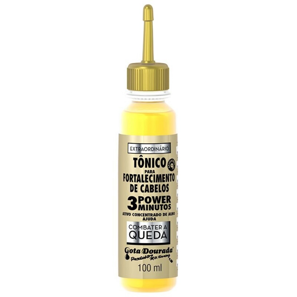 Tônico 3 Power Óleo De Cravo E Alho Gota Dourada 100ml