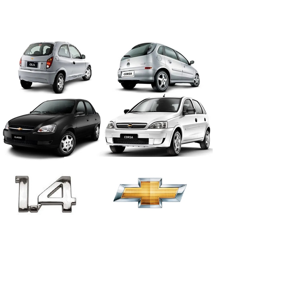 Emblema 1.4 Celta Corsa Agile Prisma Montana Onix Gm