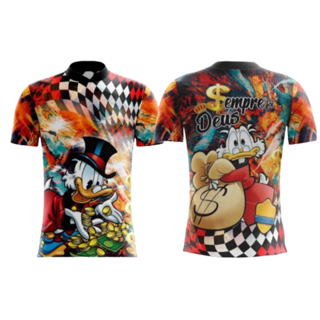 Kit 2 Camisa de Quebrada Favela Tio Patinhas irmãos Metralha Camiseta ...