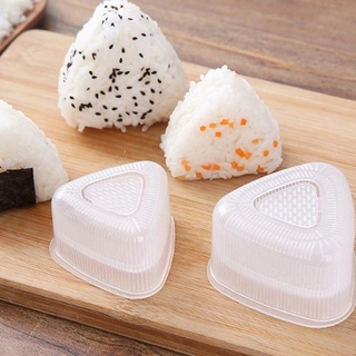 Conjuntos De Plástico Triangular 2 Sushi Arroz Bola Moldes/DIY Onigiri Mold Set Cozinha Gadgets Bento Acessórios
