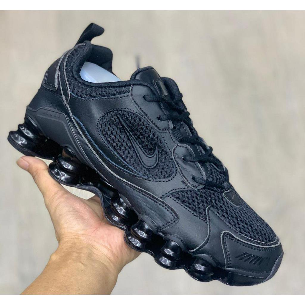 Nike Shox 12 Molas Tl 2 Preto | Shopee Brasil