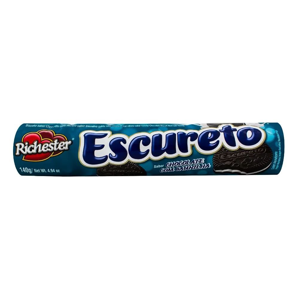 Biscoito Bauducco Recheado Baunilha 140g - Embalagem com 56 Unidades