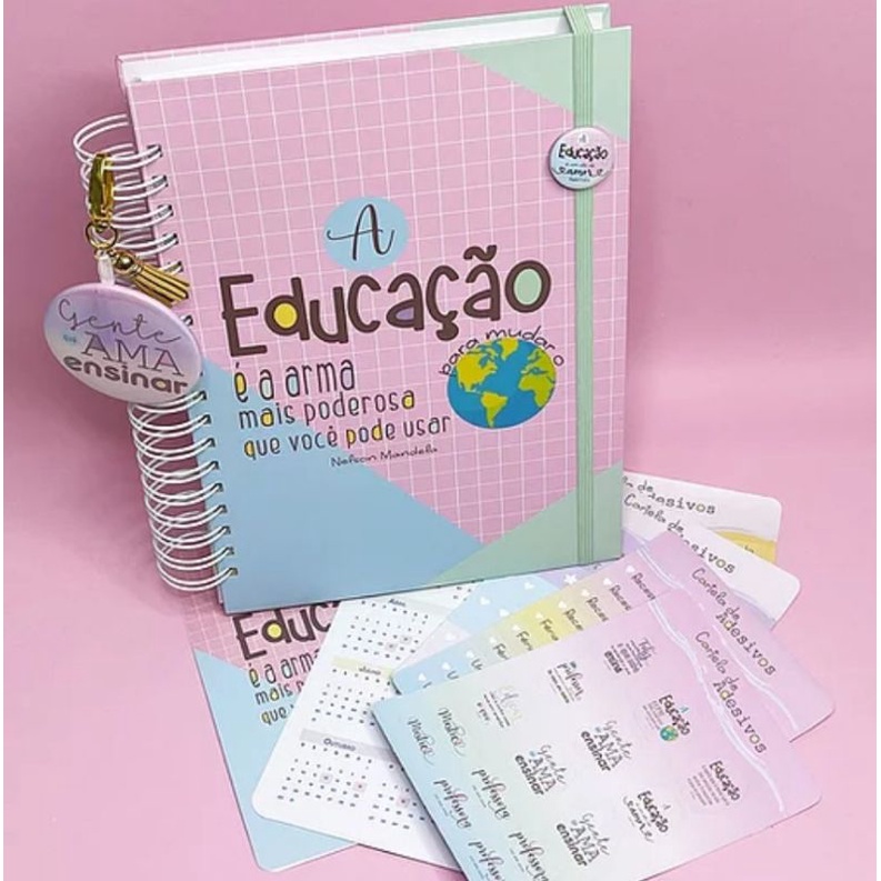 Caderno De Planejamento Professora Shopee Brasil 3055