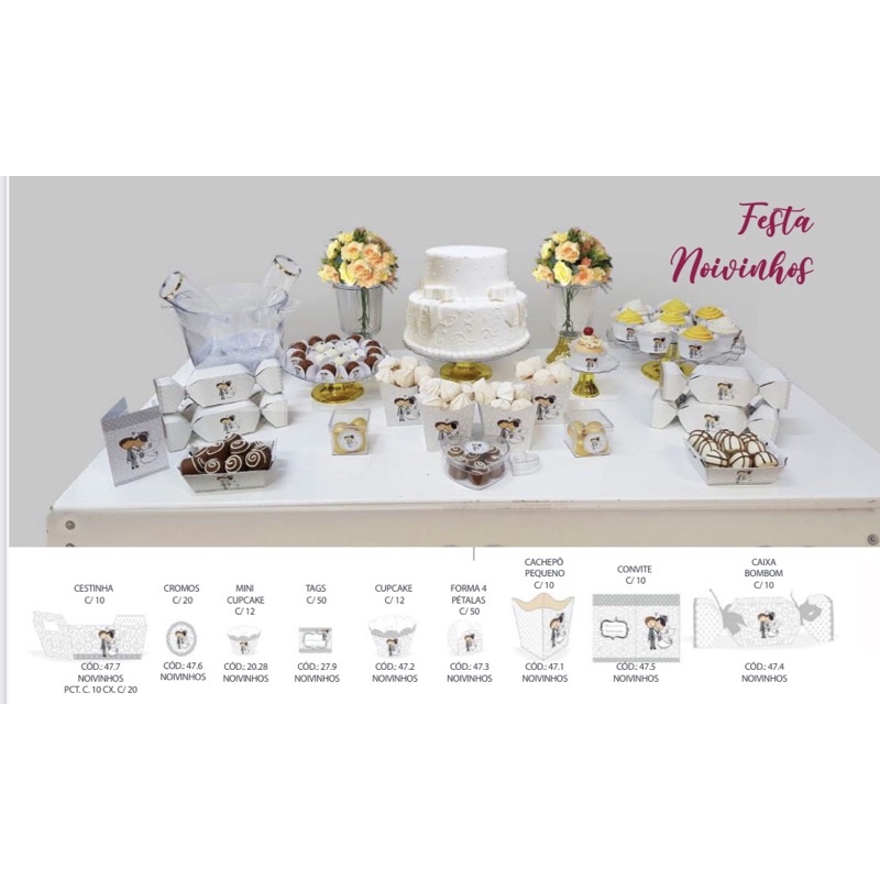kit festa noivado casamento completo - Home & Living