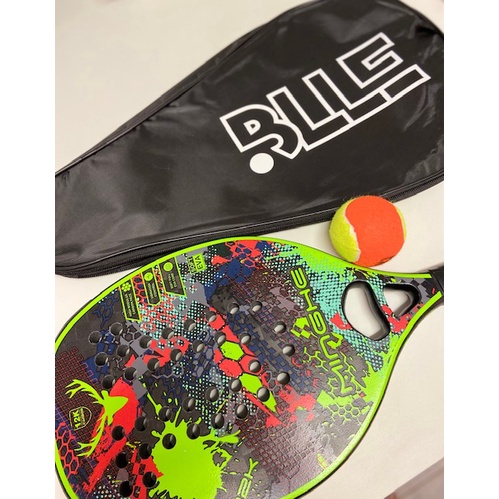 Capa de proteção/raqueteira para raquete de beach tennis ou padel.