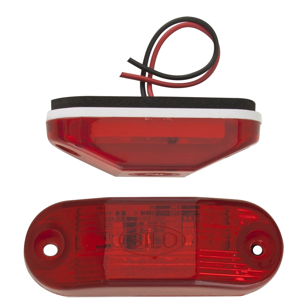 Lanterna Traseira Vigia Teto LED VM 12 volts Ônibus Busscar / Induscar / Mascarello / Caminhão / Van