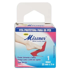 Fita Protetora para o Calcanhar, Micro Perfurada, Transparente
