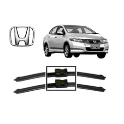 Par Palheta Limpador Parabrisa Dianteiro Honda City 2009 2010 2011 2012 2013 2014