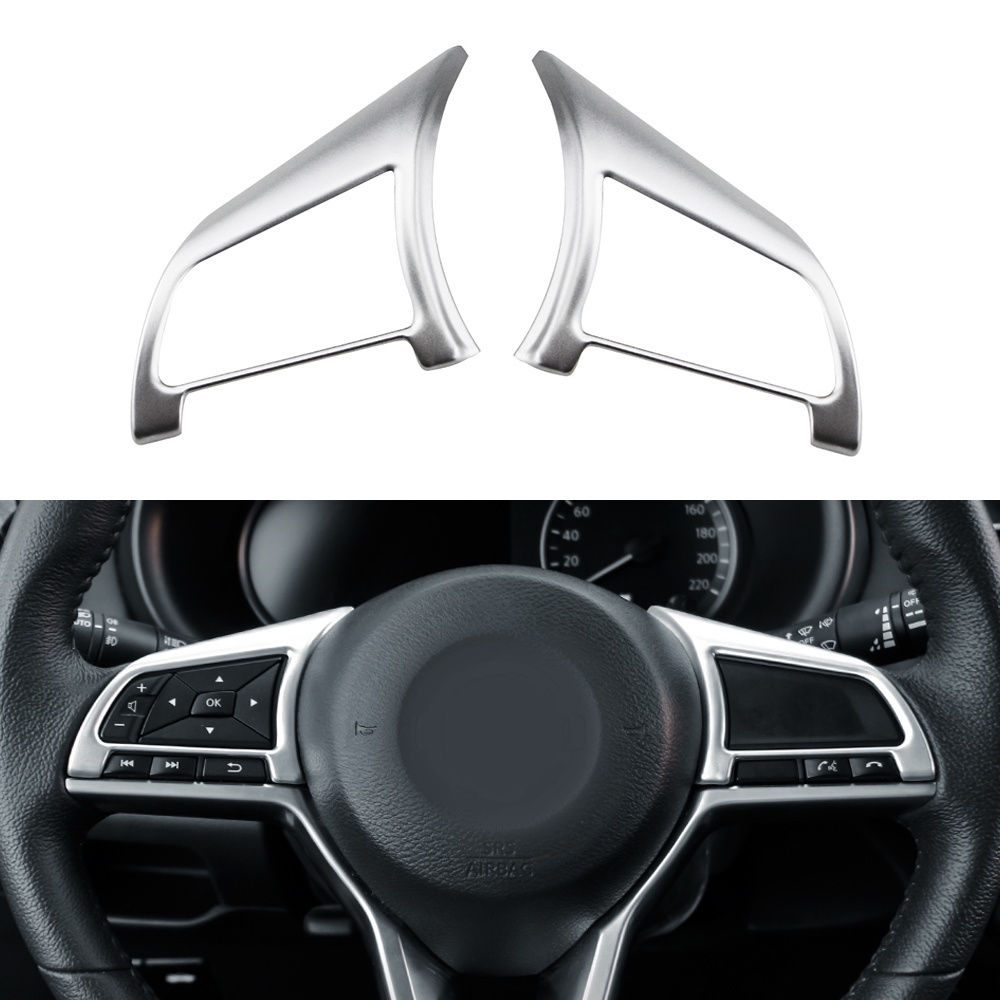 Painel De Direção Do Volante Carro Guarnição Para Nissan Xtrail T32 Rogue Kicks Nota Qashqai J11 Versa Almera Juke Micra Folha Sentra Capa Adesivo