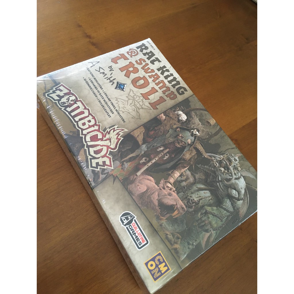 Zombicide: Rat King & Swamp Troll - Expansão para Green Horde (Exclusivo Kickstarter - Rara!)