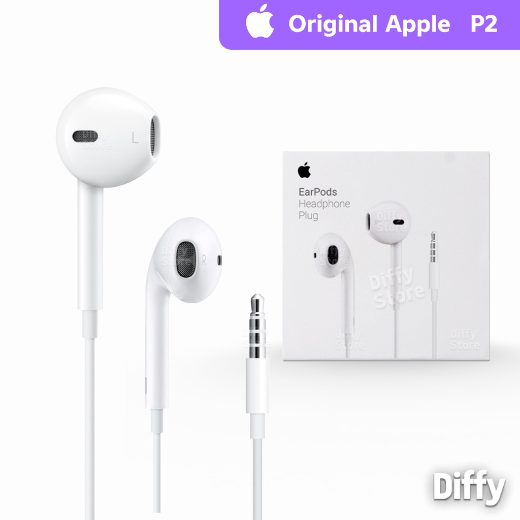 Fone de ouvido iPhone Earpods Apple Original 3.5mm Entrada P2 no Brasil