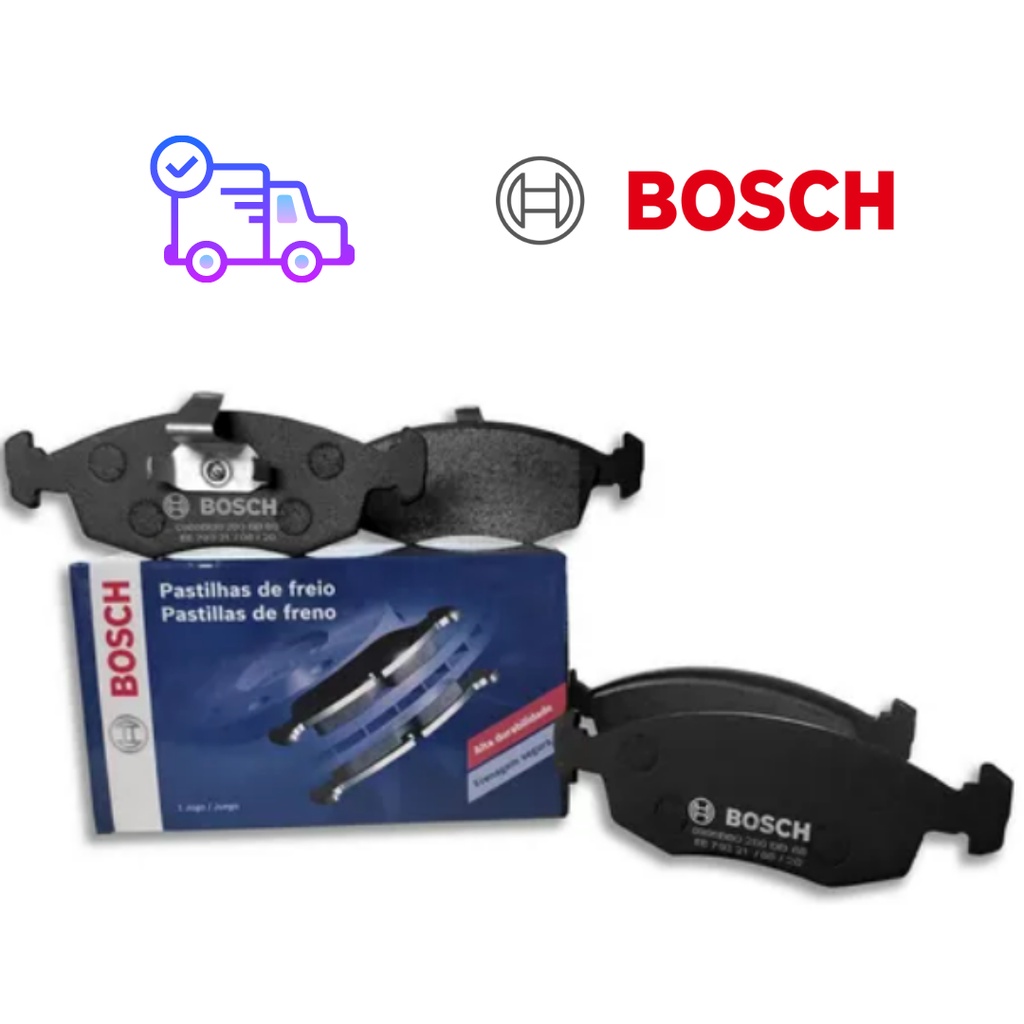 Jogo de Pastilha Freio Dianteira Fiat Punto 1.8 Flex Original Bosch 2007 2008 2009 2010