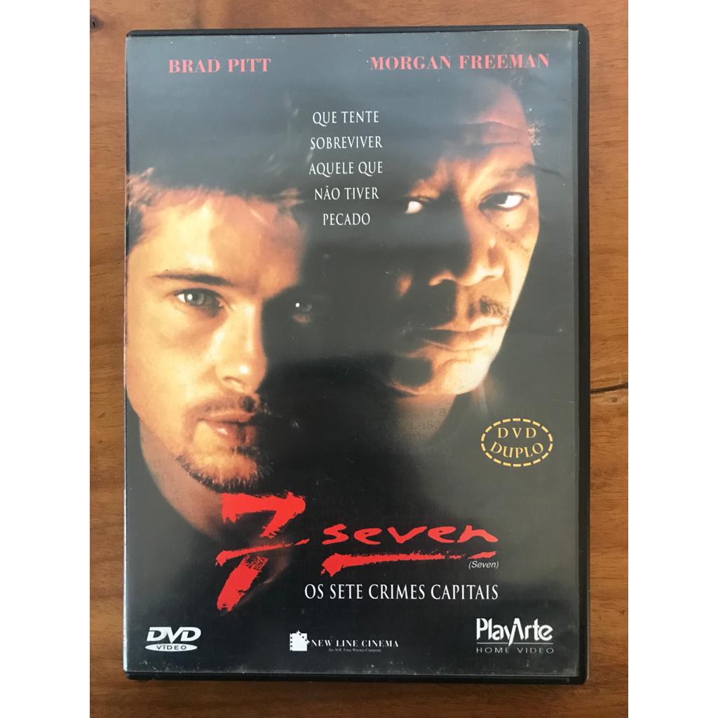 DVD 7 Seven - Os Sete Crimes Capitais - Brad Pitt - Morgan Freeman