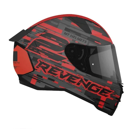 Capacete Mt Helmets Revenge 2 Baye Vermelho Fosco Tam  58/M