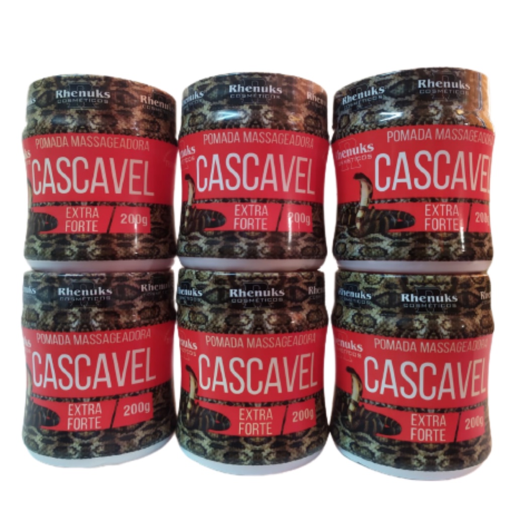 Kit C/6 Gel Massageador  Cascavel Alívio Imediato