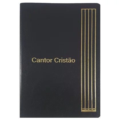 Hinário Cantor Cristão Com Letra Grande | Capa Luxo | Preta