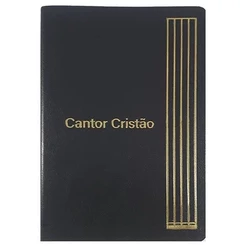 Hinário Cantor Cristão Com Letra Grande | Capa Luxo | Preta
