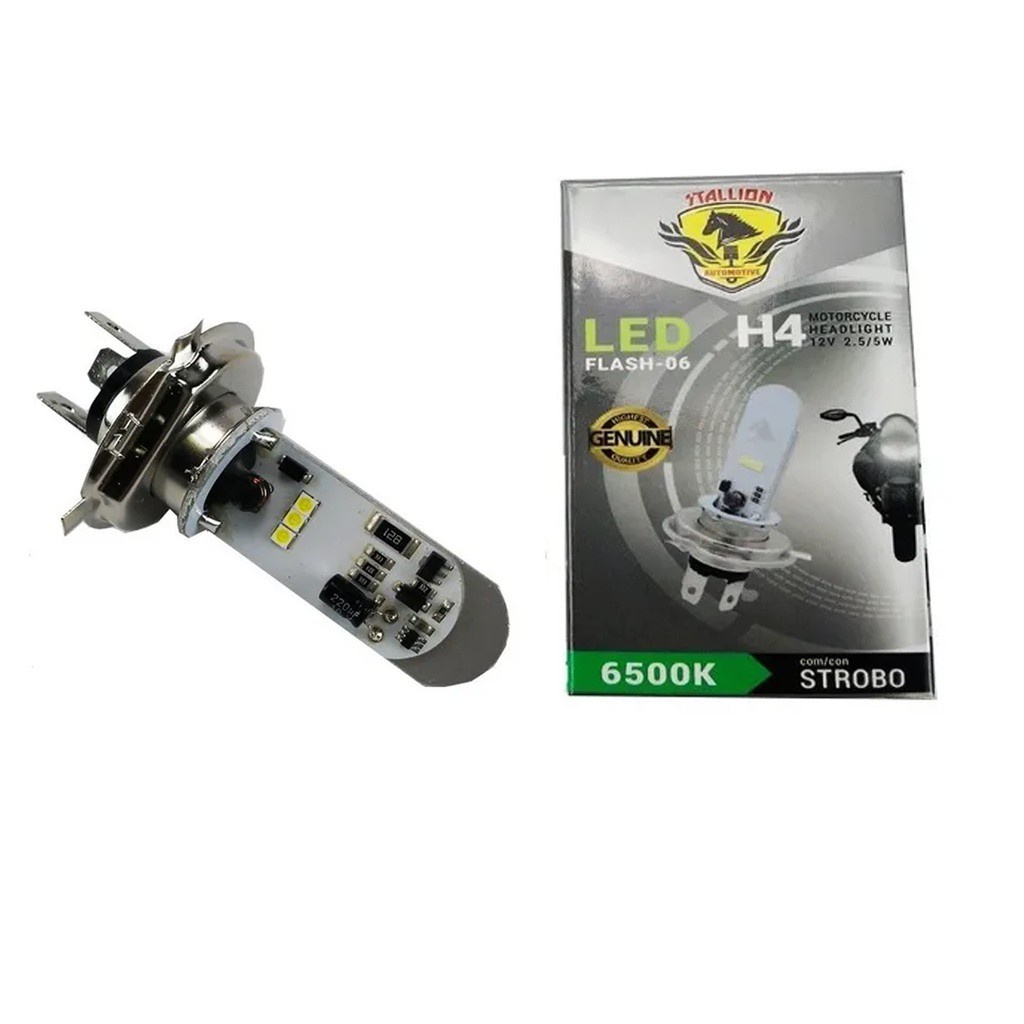 Lampada Farol Led H4 Universal Flash Strobo (st-flash-6)