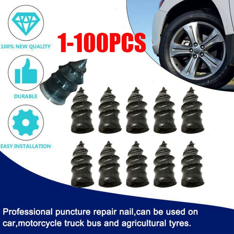 5-20Pcs Pregos de Borracha A Vácuo para Reparo de Pneus de Motocicletas Alta Temperatura Ferramentas Portáteis