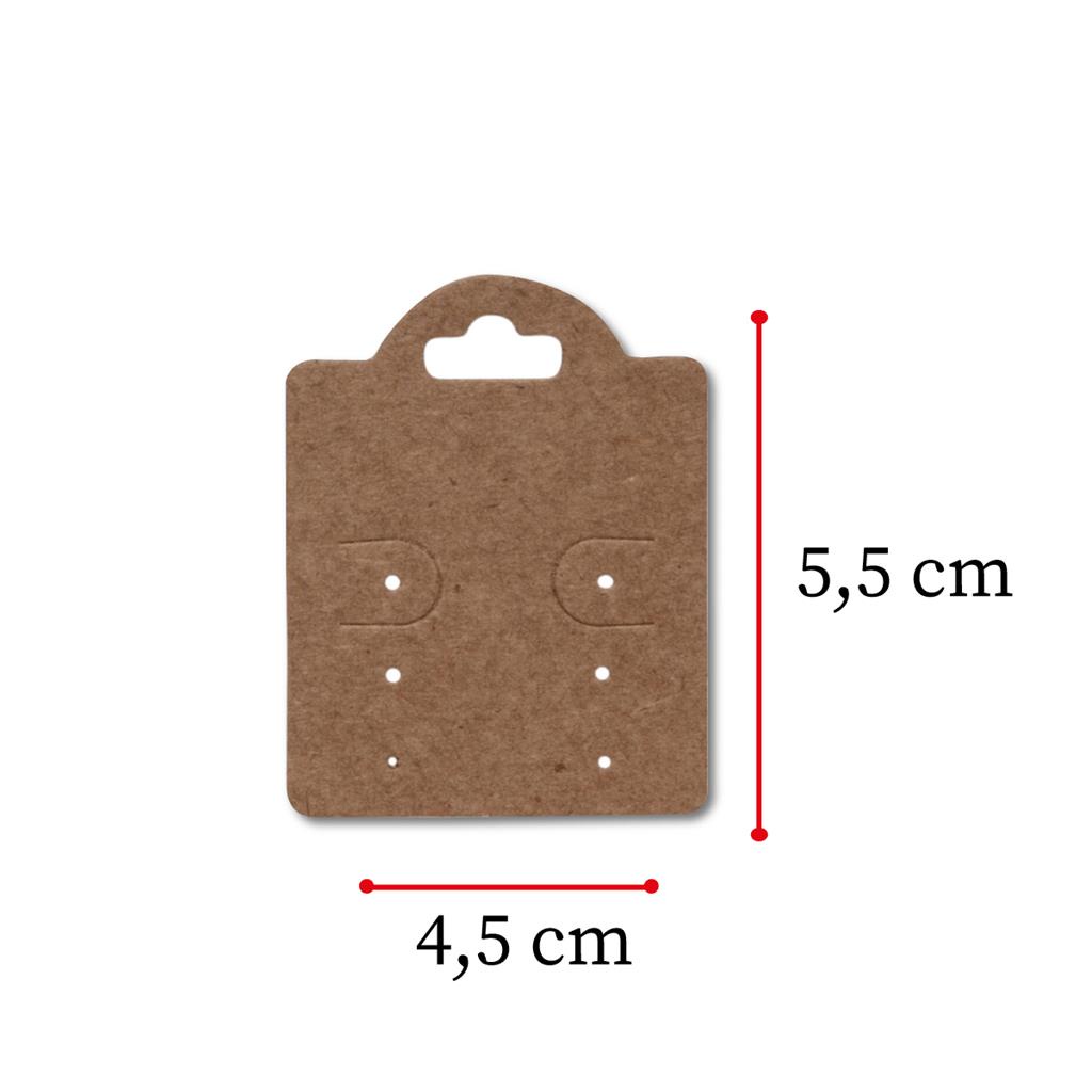 Atacadao de Tags Brincos Papel Muito Resistente Kraft 1.000 unid.