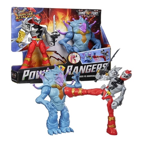 Bonecos Power Rangers Red Ranger Vs. Doomsnake - Hasbro | Shopee Brasil