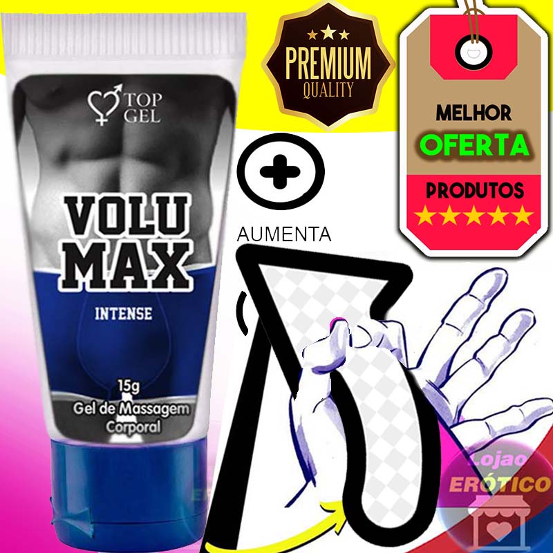 VOLUMAO COM VOLUMAX GEL PENIANO SEXY SHOP PARA AUMENTAR O PENIS ...
