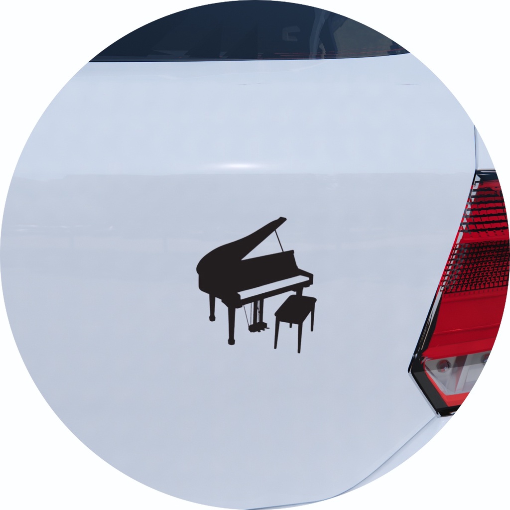 Adesivo de Carro Piano de Cauda
