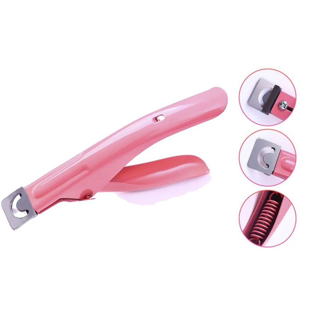 Alicate Cortador de Tips Unha Postiça Acrigel UV Porcelana