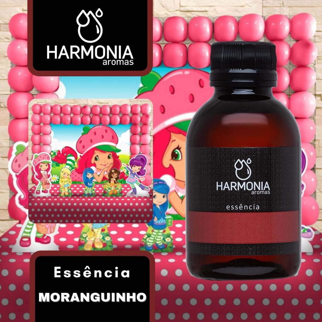 Essência Aromatizante Ambiente Moranguinho Harmonia Aromas