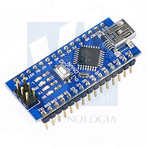 Placa Nano 30 Controlador Usb V3 Atmega 328p Com Pinos Soldados Para Arduíno Nano E Compatível 5230