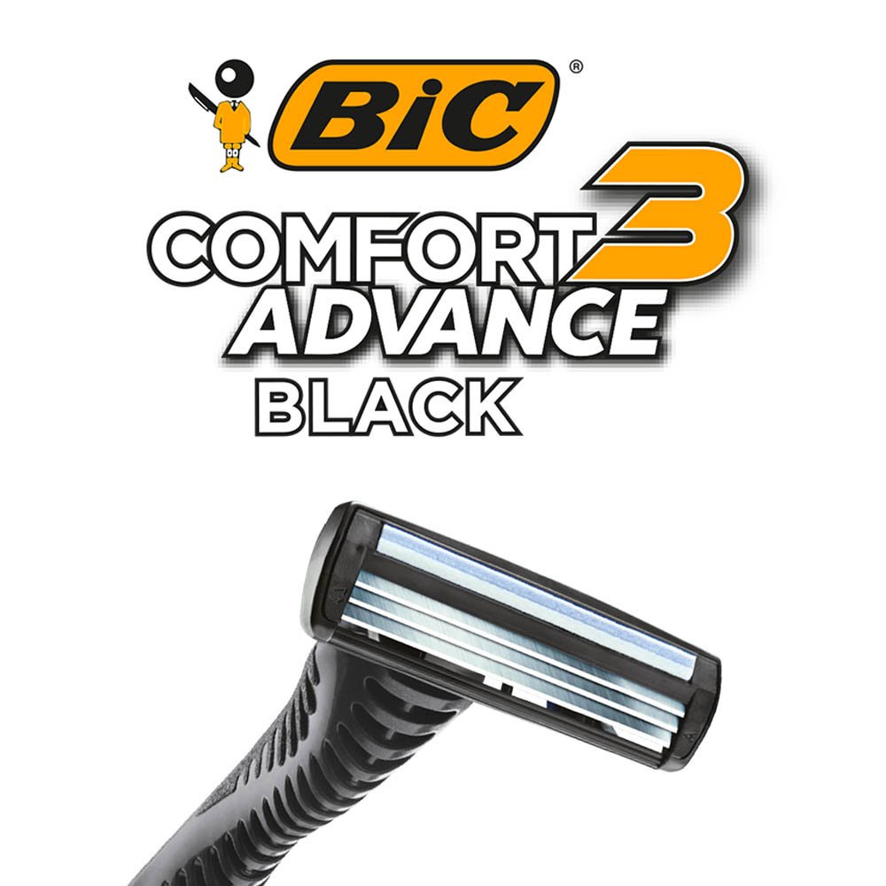 Aparelho de Barbear Barbeador Bic Comfort Black 3 Lâminas Barbear Confortàvel Envio Imediato