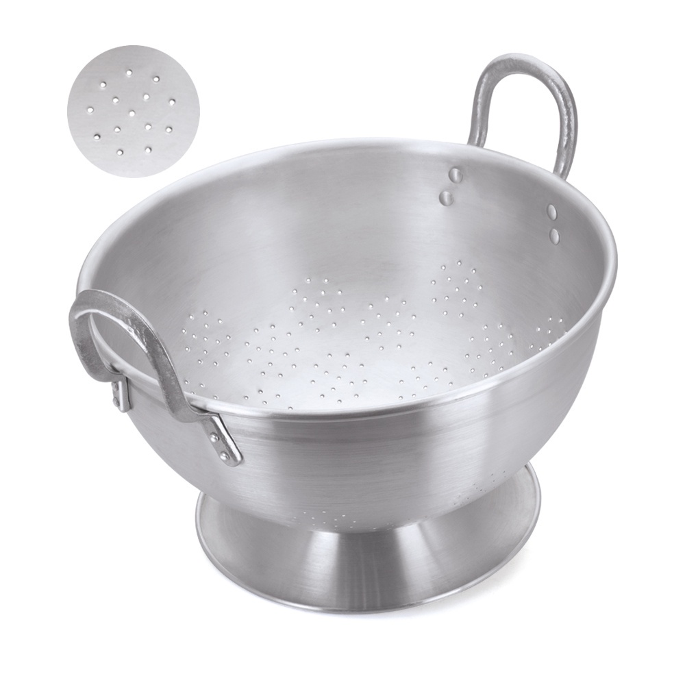 Escorredor De Arroz Profissional 40Cm 14L Polido Nacional