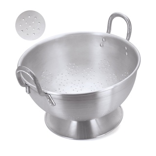 Passador Escorredor de Arroz Grande 14,5 Litros Linha Profissional Hotel Restaurante em Alumínio 40cm em Oferta na Shopee