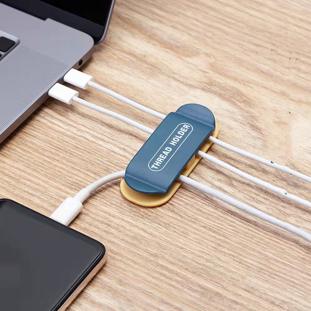 (Pronto Estoque) Suporte De Parede / Organizador Cabo De Rede / Cabo De Dados Usb1 pacote vem 4