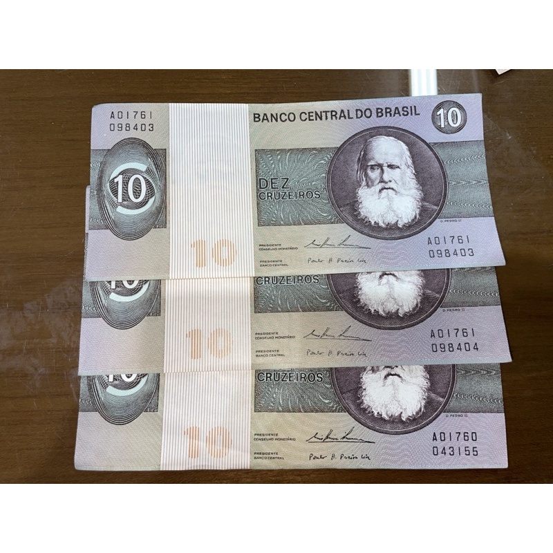 cédula brasileira dez cruzeiros (código003)