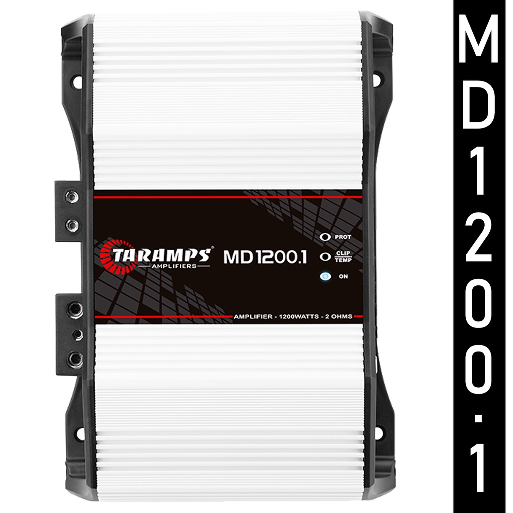 Modulo Taramps MD 1200.1 1200w RMS 2 Ohms 1 Canal Automotivo - Spare Parts and Accessories for Vehicles