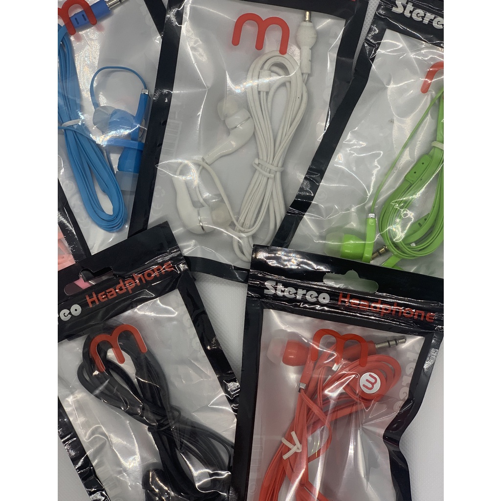 kit 5 Fone de ouvido colorido para com fio em Oferta na Shopee