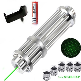 Alta Potência Verde Laser Pointer Vermelho Lazer Caneta Luz Poderoso Caça 2 Em 1 Gypsophila Acessórios