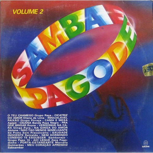 Samba E Pagode Vol 2 - Lp Grupo Raça Eliana De Lima Reinaldo
